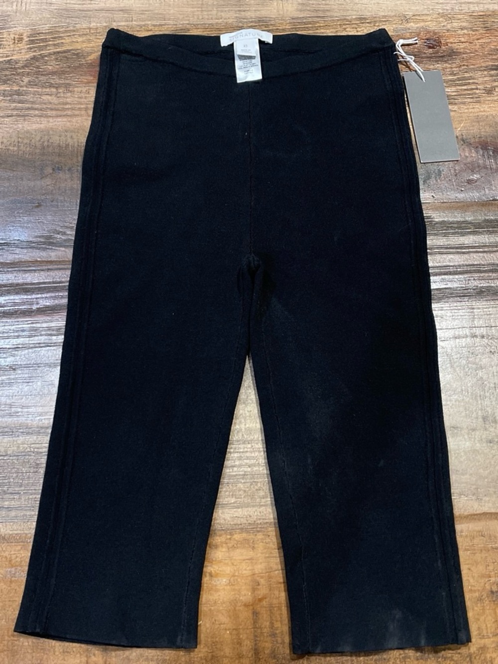 Nordstrom Black Kids Knit Leggings